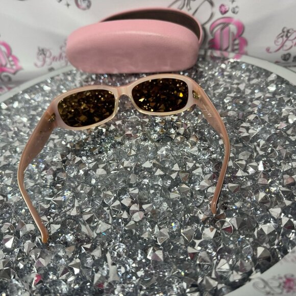 Juicy Couture sunglasses with case Brown Sunglasses Scottie dog logo cute y2k - Picture 13 of 16